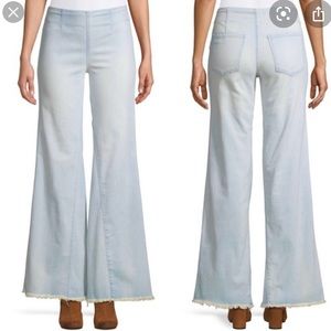 Free people pull on flare jeans